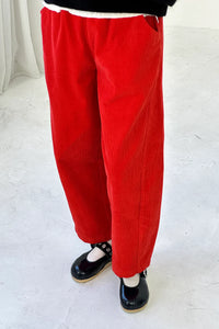 Corduroy Arc Pants in Flame
