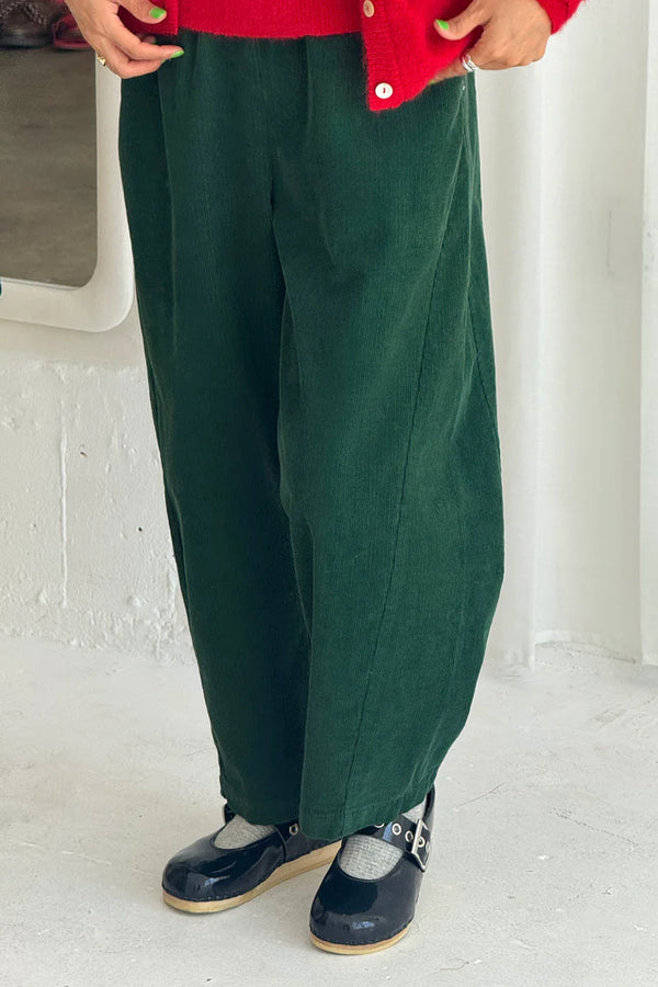 Corduroy Arc Pants in Foret