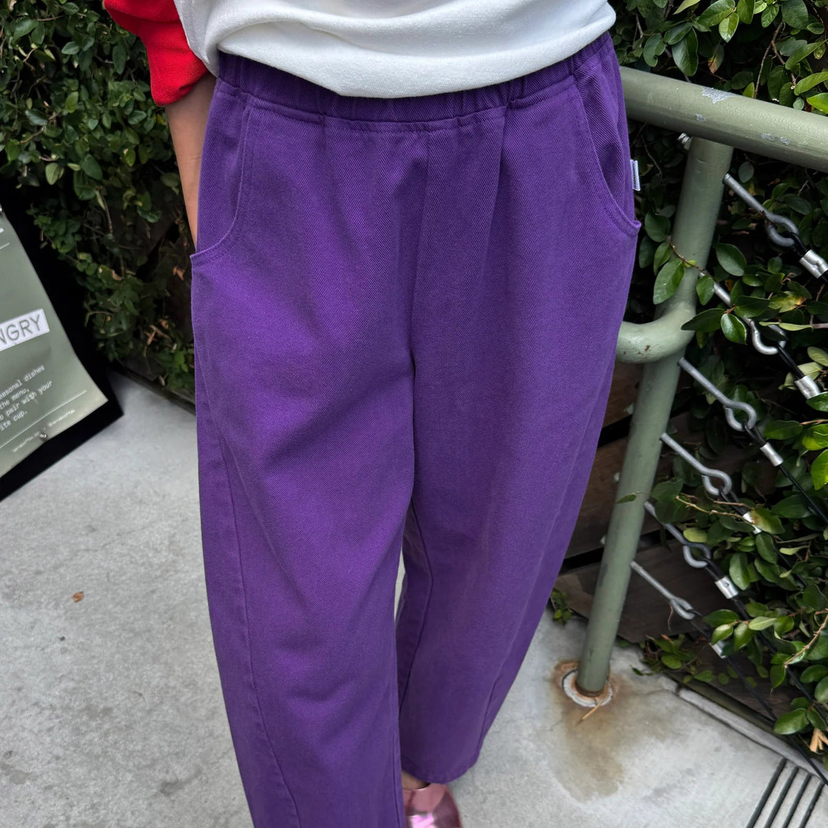 Arc Pants in Eggplant
