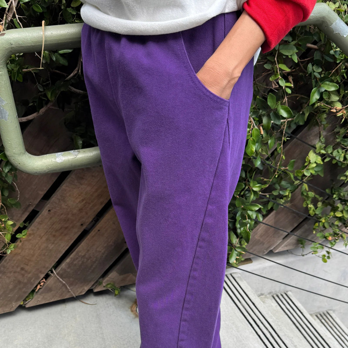Arc Pants in Eggplant