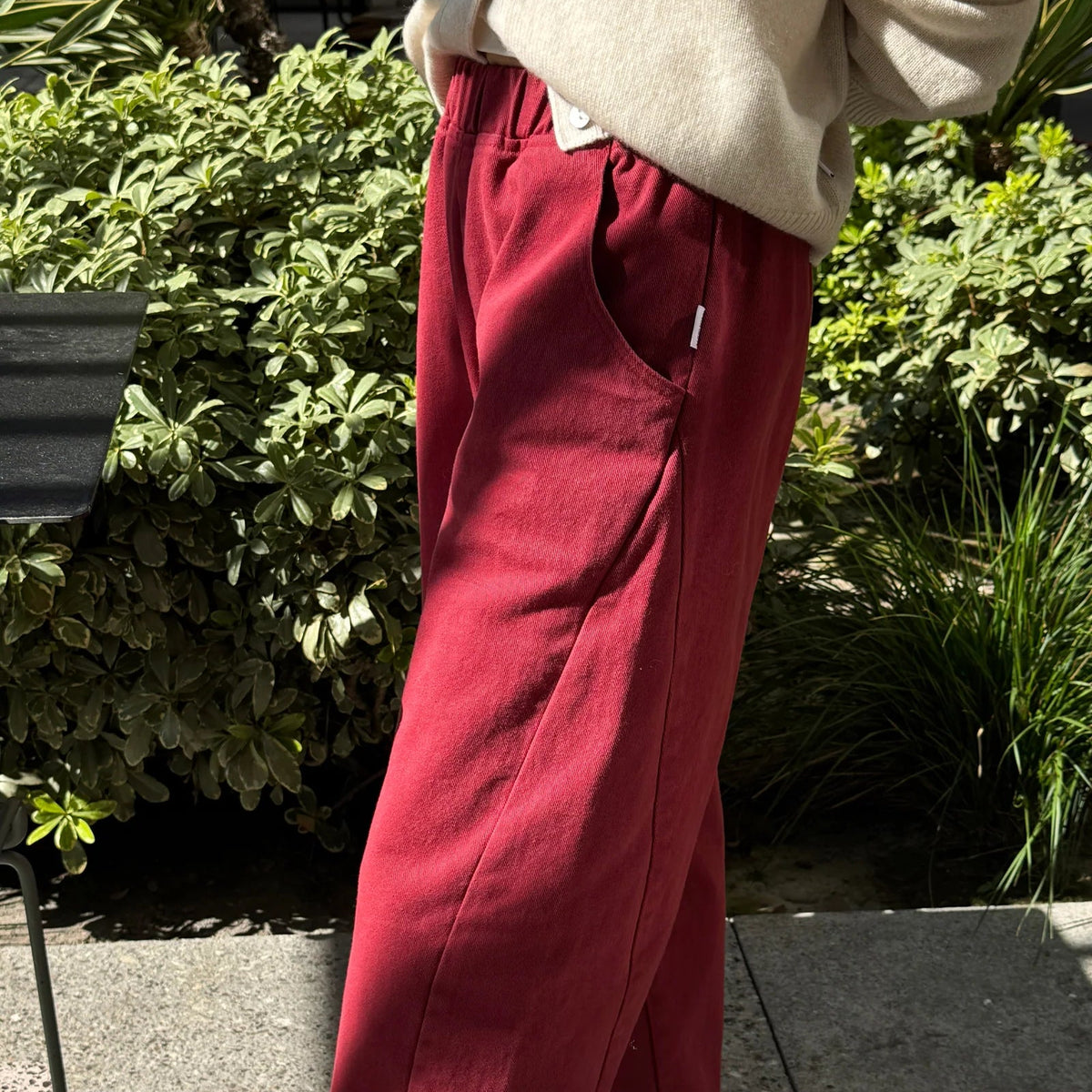 Arc Pants in Oxblood