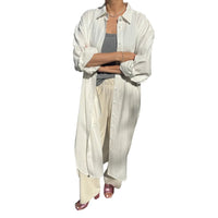 Artist Long Shirt in White