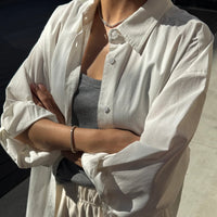 Artist Long Shirt in White