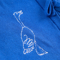 Summer Trip Bird Cropped Cardigan in Blue