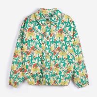 Color Herbalist Pattern Quilted Jacket