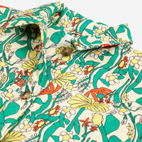 Color Herbalist Pattern Quilted Jacket