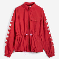 Pixel Daisy Windstoper in Red