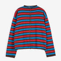 Striped Cotton Cardigan