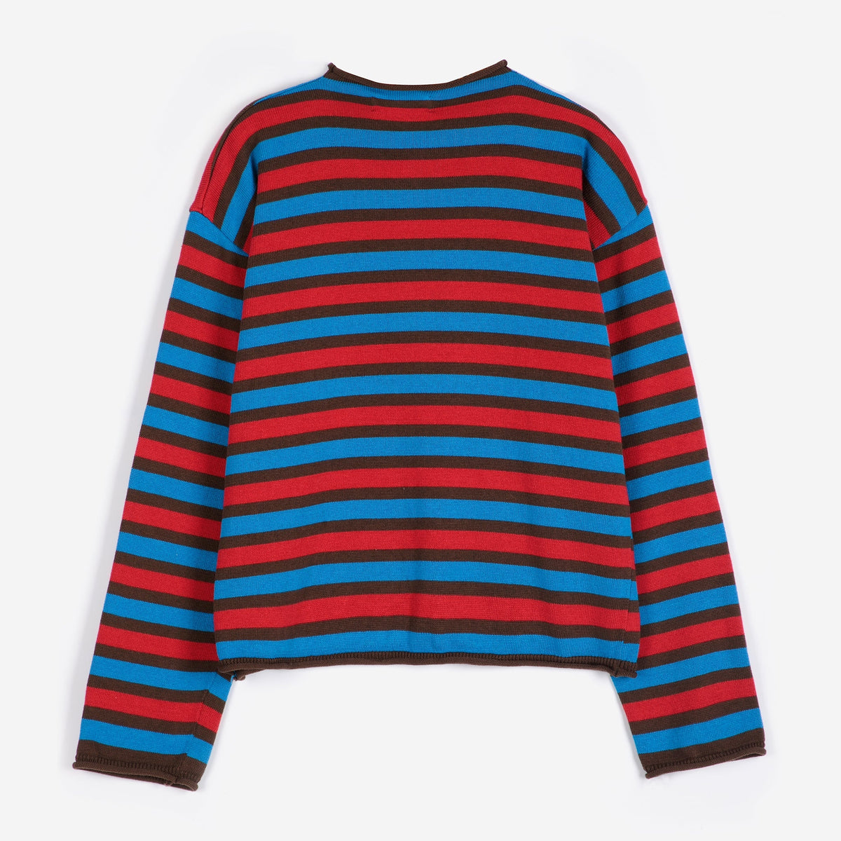 Striped Cotton Cardigan