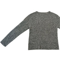 Mockneck Longsleeves in Heathered Gray