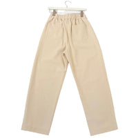 Curve Legged Trouser in Off-White