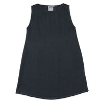 Baez Dress in Black Indigo Denim