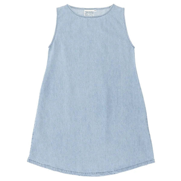 Baez Dress in Light Denim