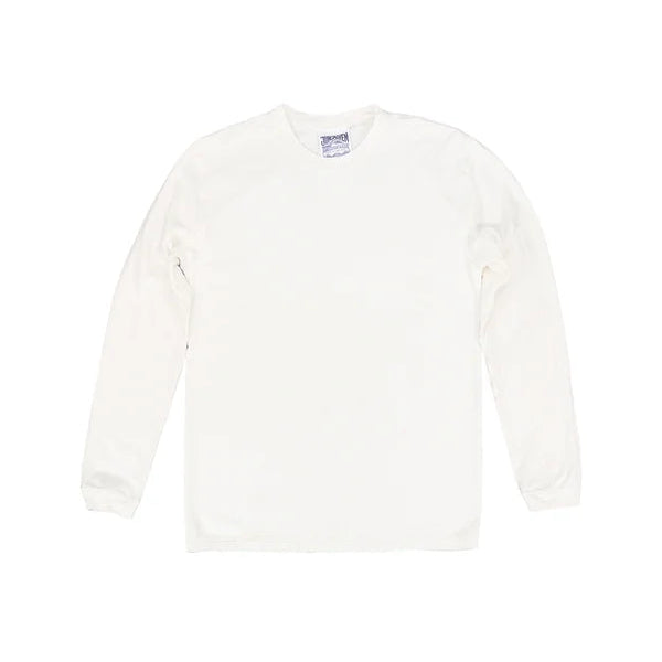 Baja Long Sleeve Tee in Washed White