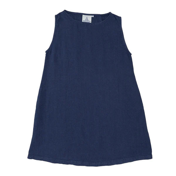Baez Dress in Deep Indigo