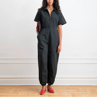 Clara Parachute Jumpsuit in Black