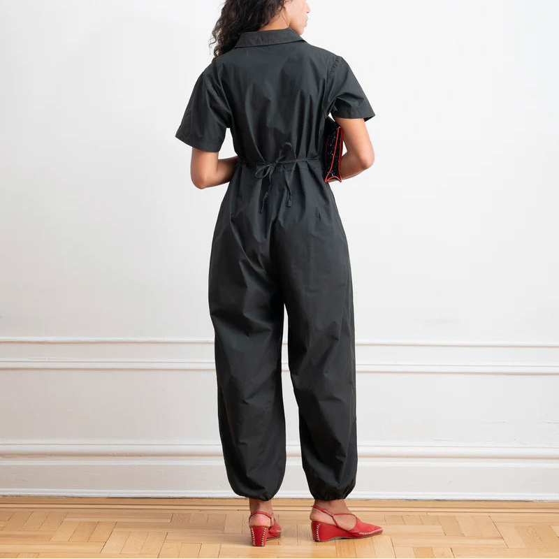 Clara Parachute Jumpsuit in Black
