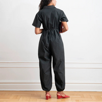 Clara Parachute Jumpsuit in Black