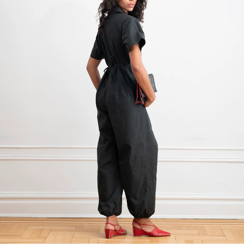 Clara Parachute Jumpsuit in Black