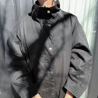 Blair Waxed Jacket in Black