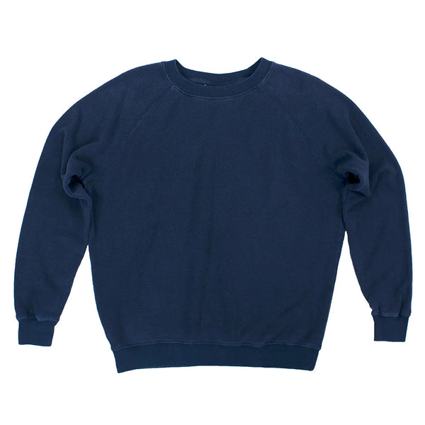 Bonfire Raglan Sweatshirt in Navy