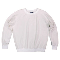 Bonfire Raglan Sweatshirt in Washed White