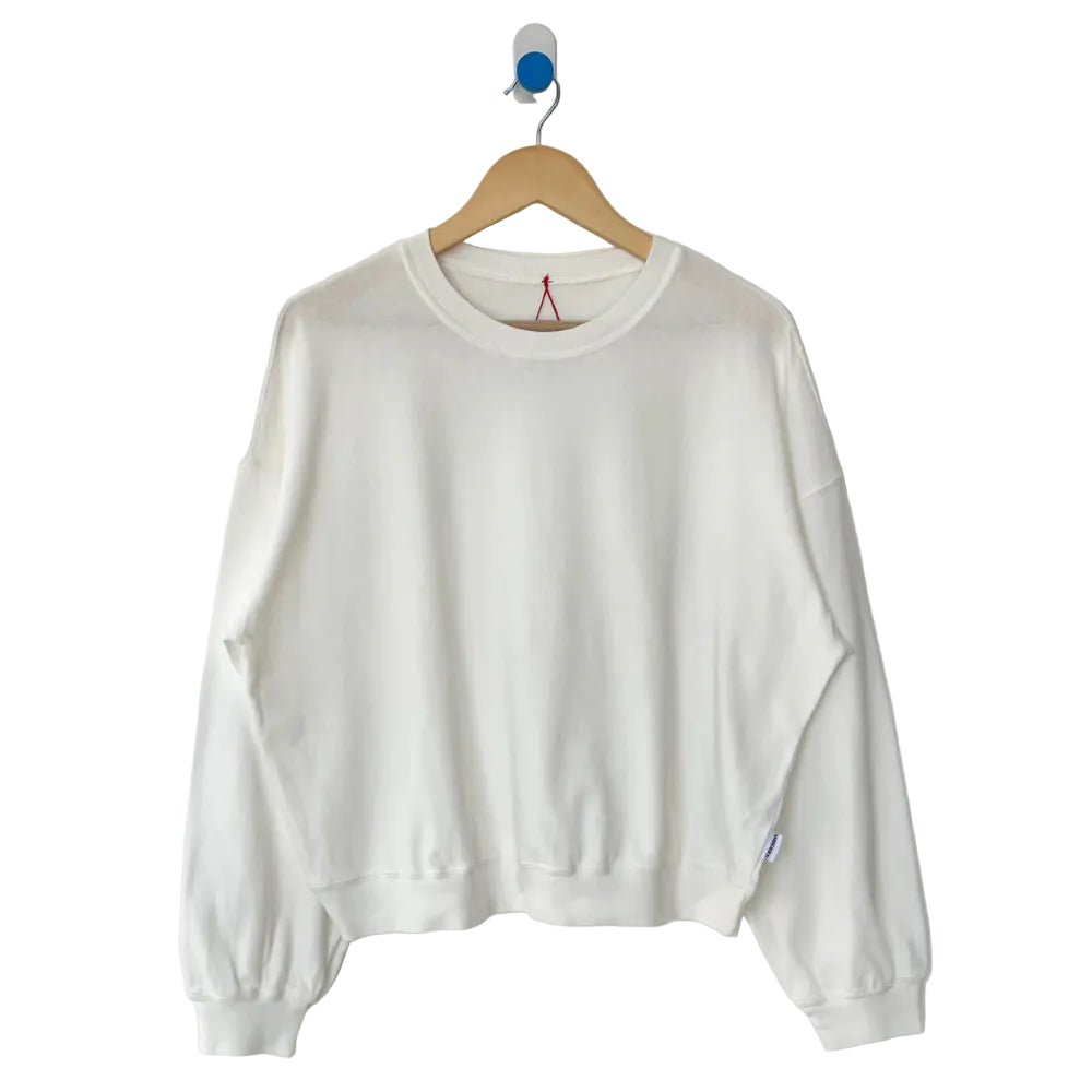 Cali Jersey Sweatshirt in Vintage White