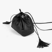 Carolina Drawstring Bag in Black
