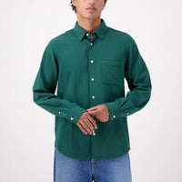 Konga Crinkle Shirt in Green