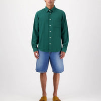 Konga Crinkle Shirt in Green