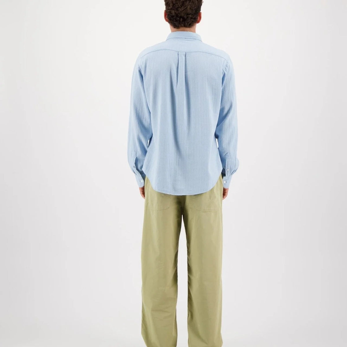 Konga Crinkle Shirt in Blue