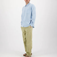Konga Crinkle Shirt in Blue