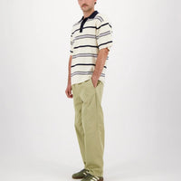 Lundy Knit Polo in Ecru