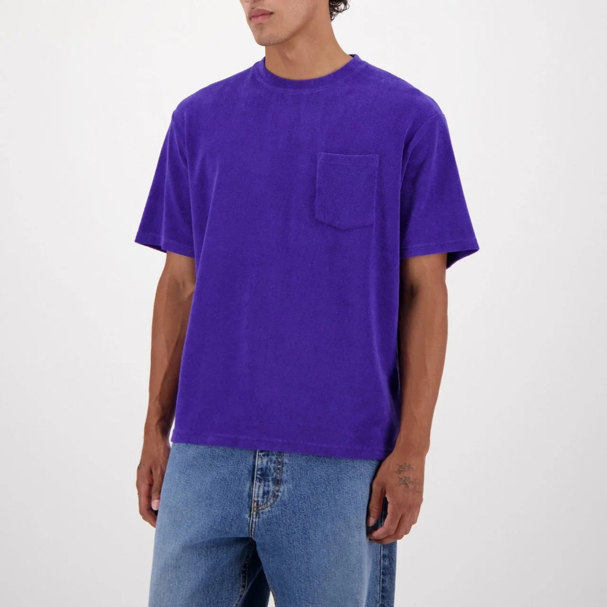 Seabase Terry Tee in Cobalt