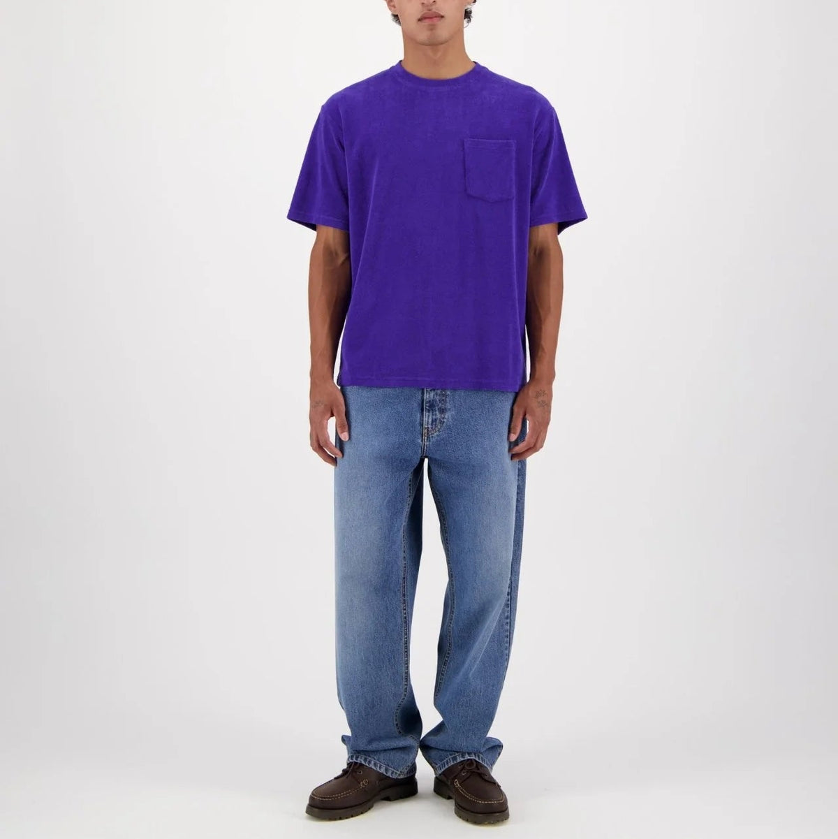 Seabase Terry Tee in Cobalt