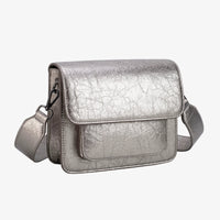 Cayman Pocket Bag in Metallic Grey