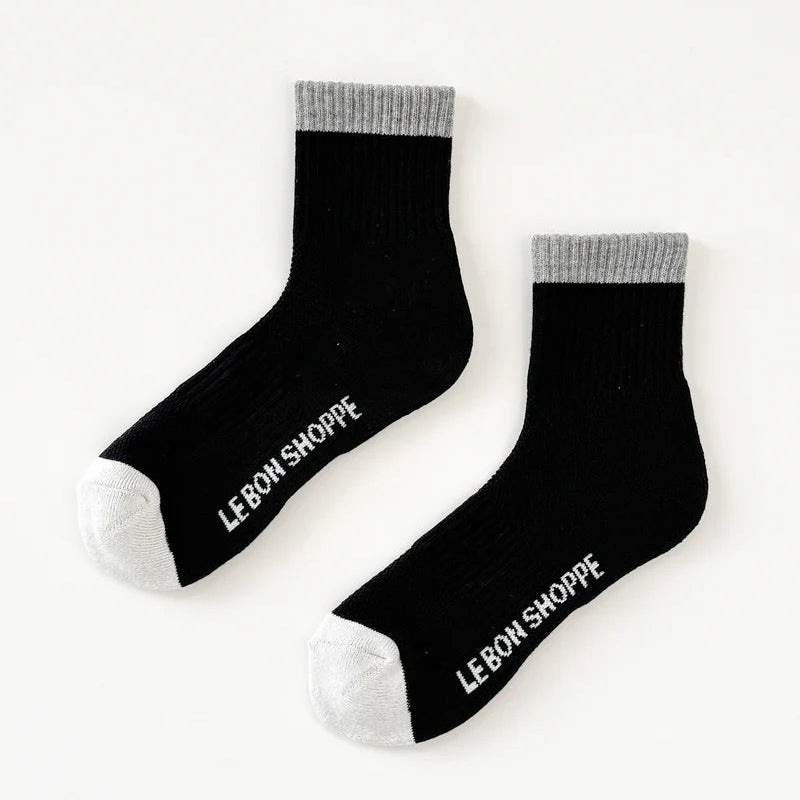 Color Block Girlfriend Socks