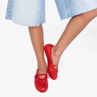 Classy Jelly Flat in Cherry