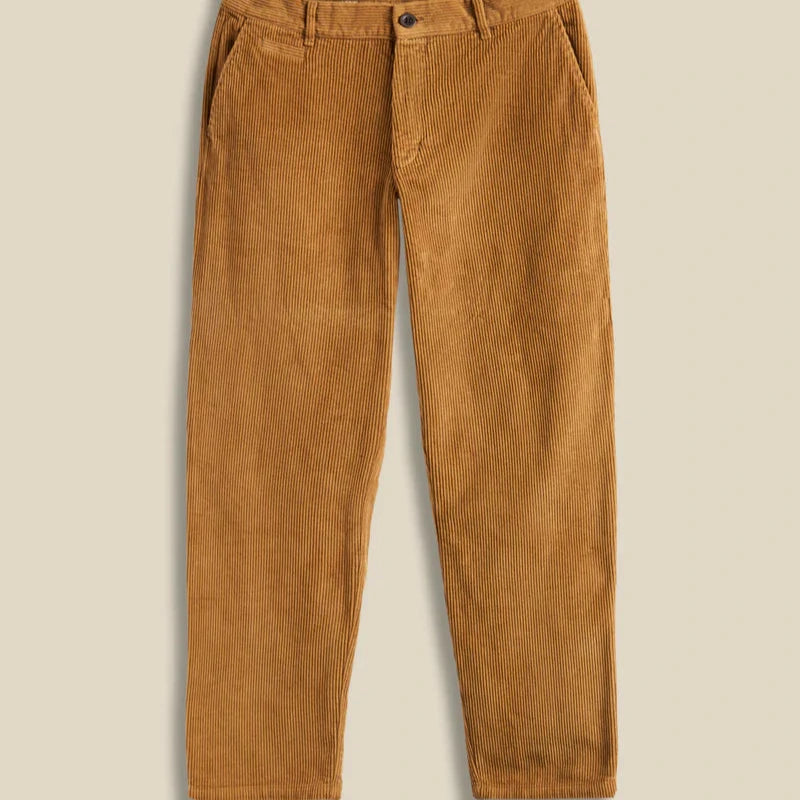★ MARRON EDITION★  24 Fall_ Corduroy Pants (2COLOR) Kaptain Sunshine FW24 Flat front trousers in brown Suvin