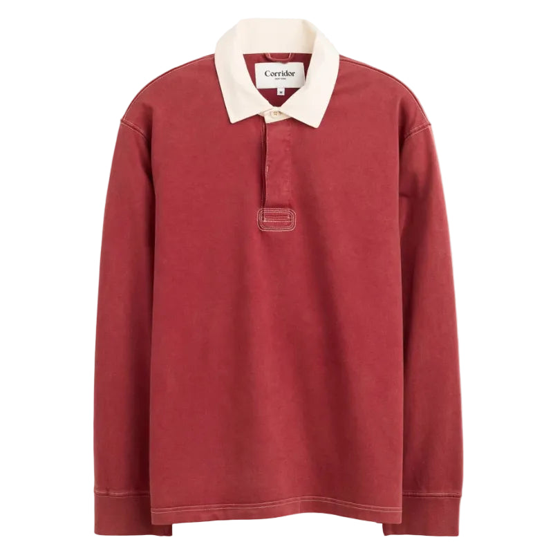 Rugby Longsleeve in Red