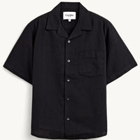 Hopsack Shirt in Black