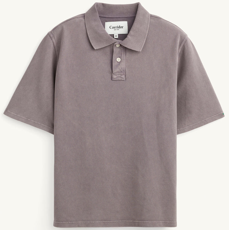 Pique Polo in Dusk