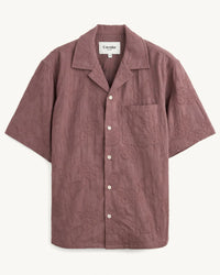Paisley Embroidery Shirt in Purple