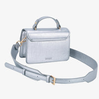 Crane Bag in Silver Cloud