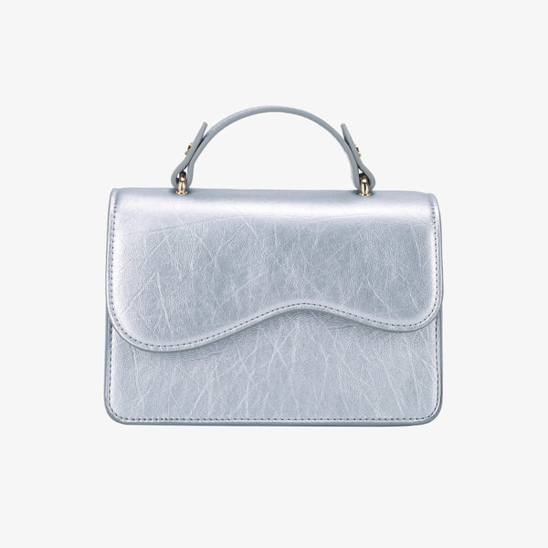 Crane Bag in Silver Cloud