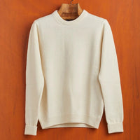Extrafine Merino Wool Sweater in Ecru