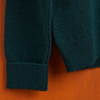 Extrafine Merino Wool Sweater in Green