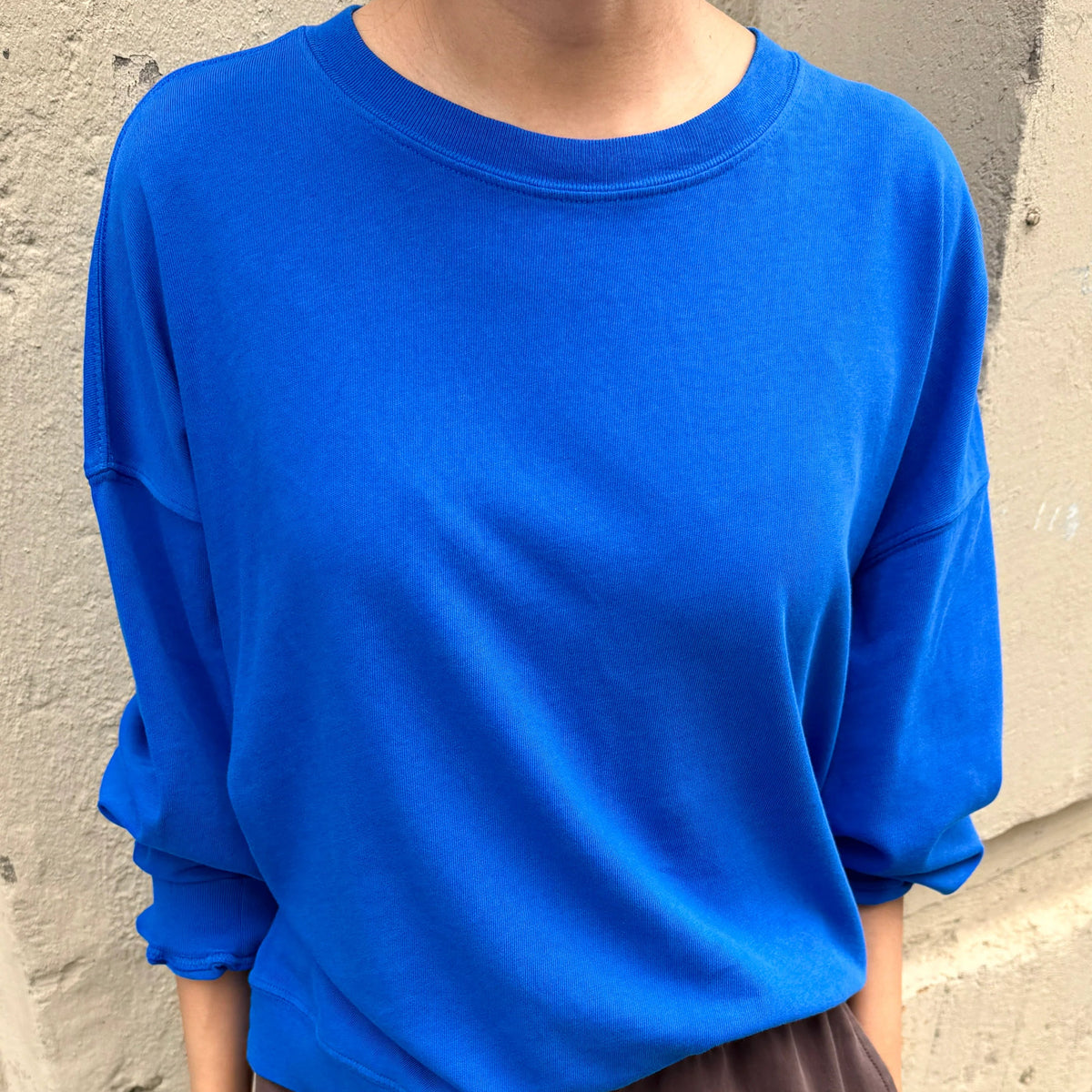 Cali Jersey Sweatshirt in Cobalt