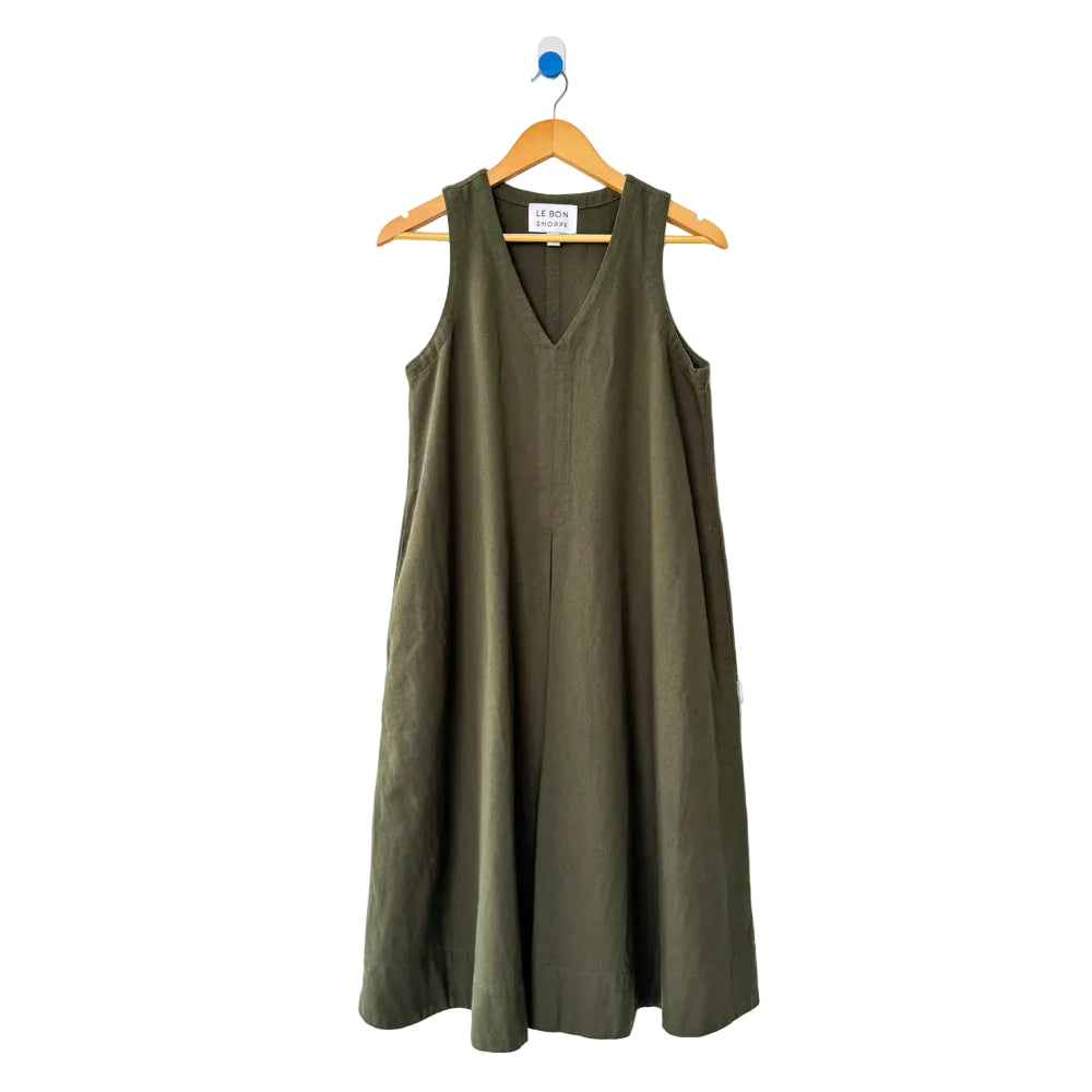 Camille Dress in Olive