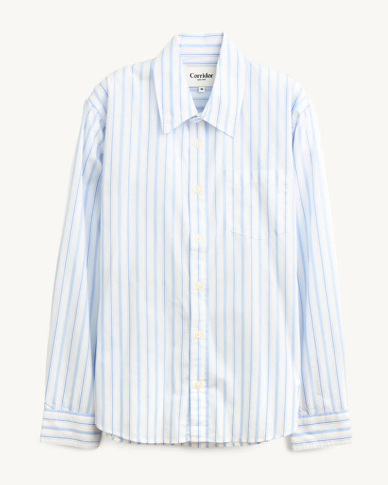 Berg Stripe Shirt in Blue